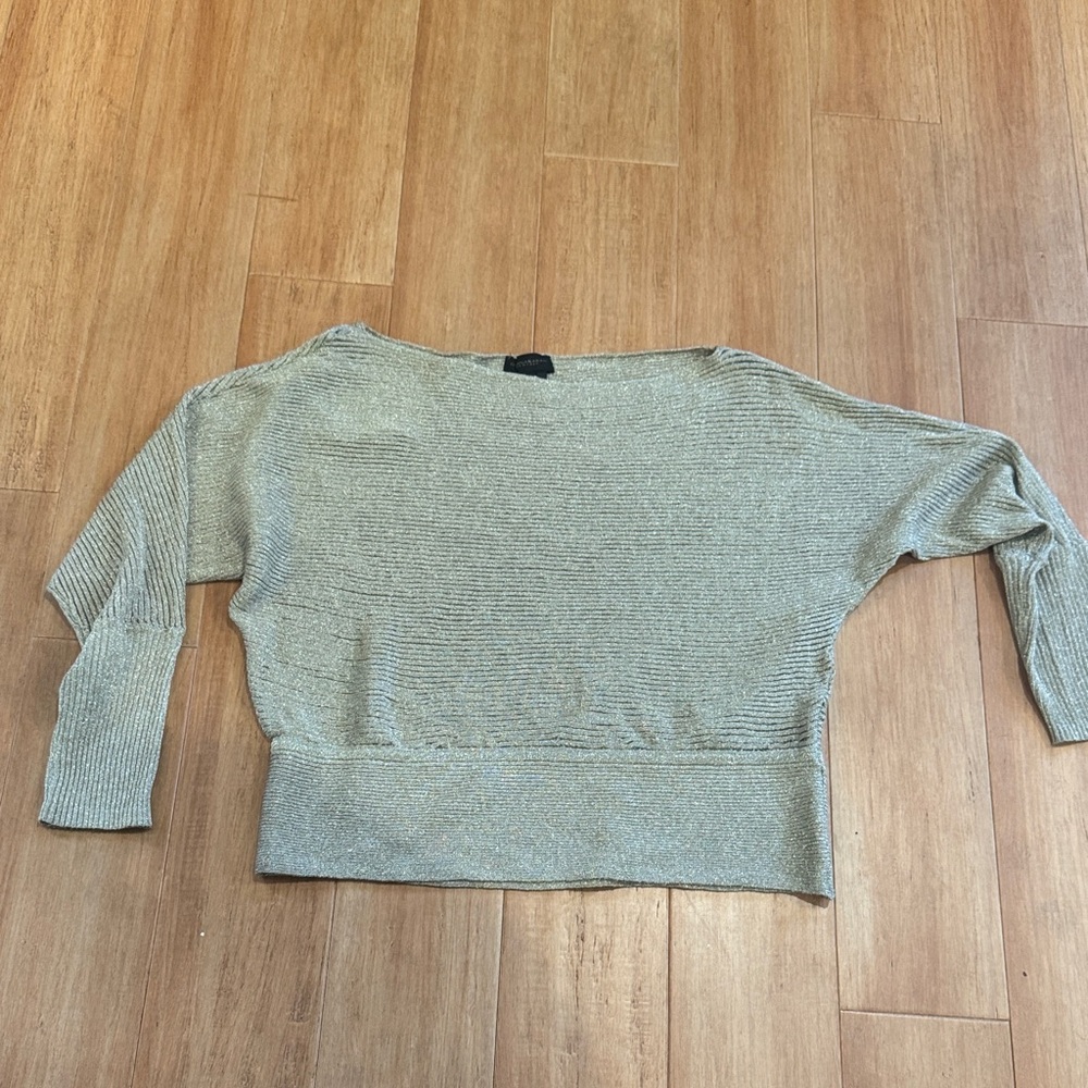 Women'sGold mesh off shoulder top